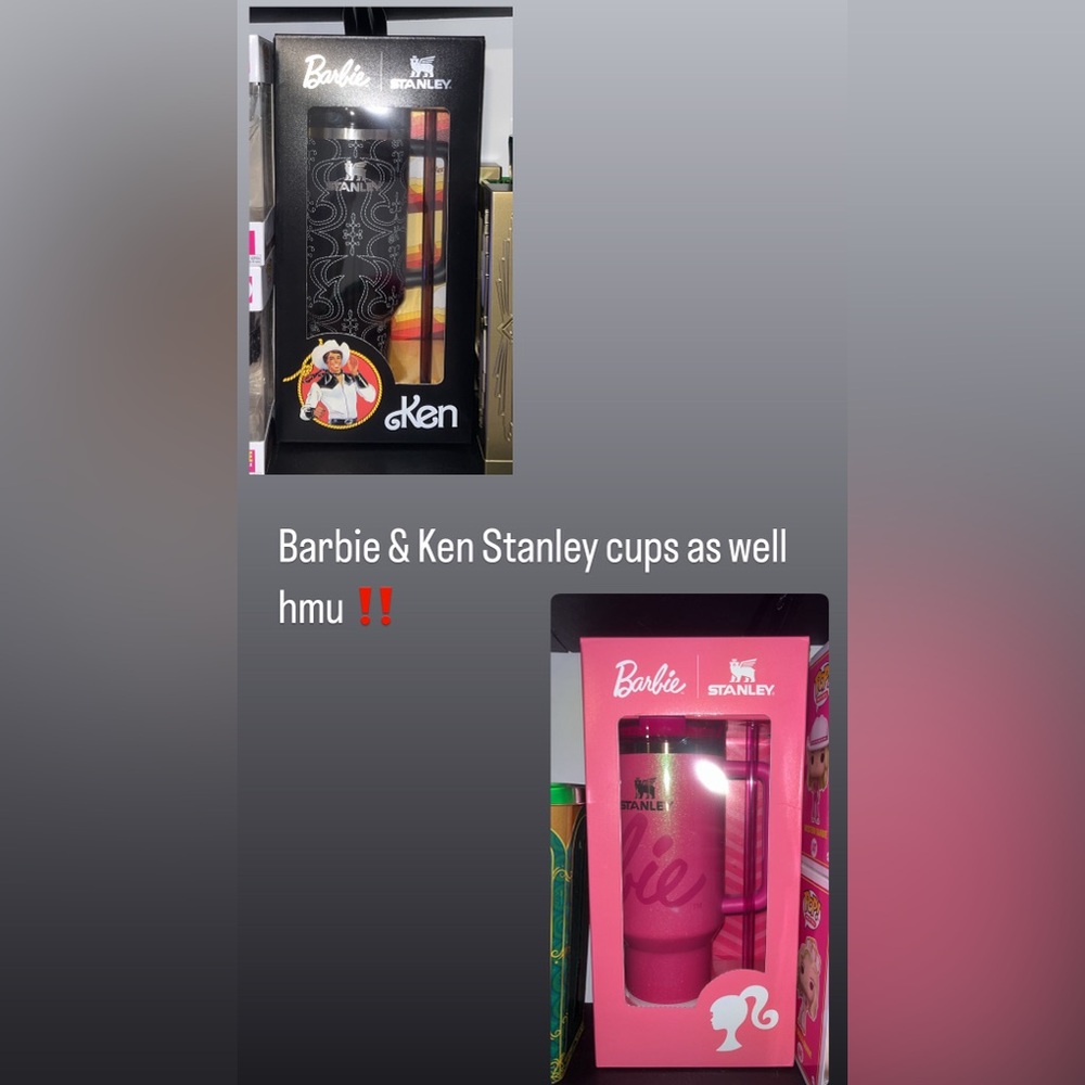 Stanley Barbie and Ken Themed Cups
